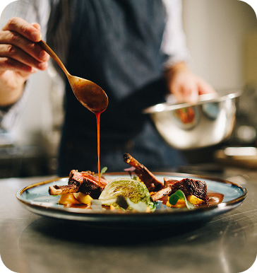 Vue de l'intérieur du restaurant Vite et Gourmand